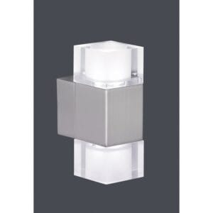 Applique nickel mat/acrylique LED.