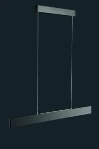Suspension LED JUSTUS noir brossé