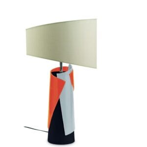Lampe céramique avec abat-jour