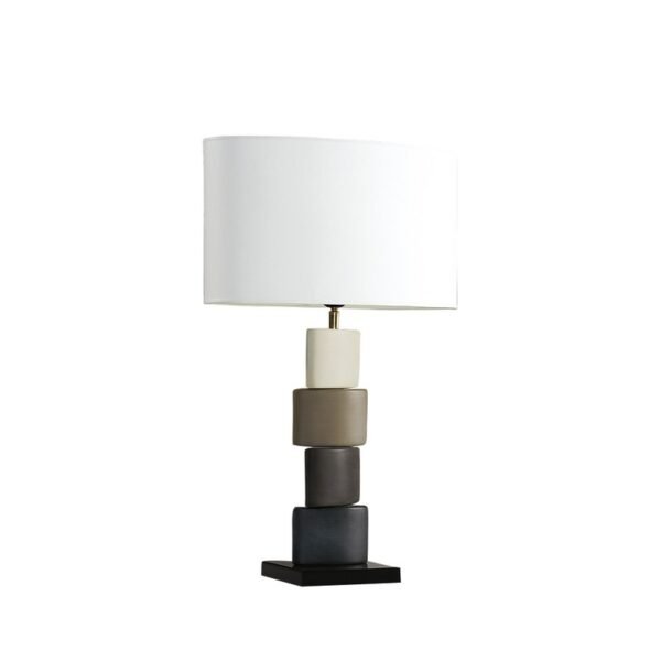 Lampe céramique avec abat-jour