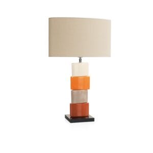 Lampe céramique avec abat-jour
