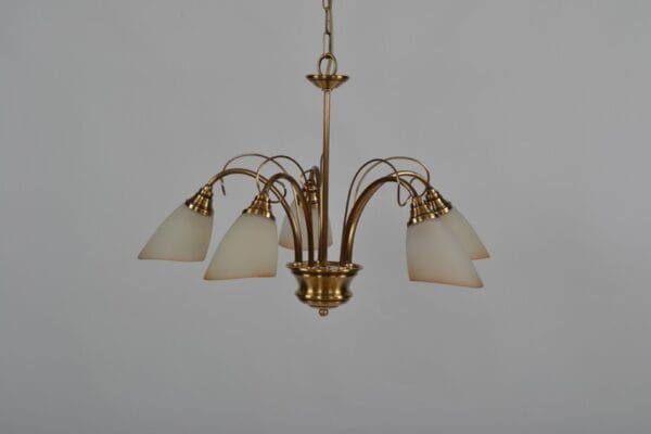 Lustre PEDROSA 5 lumières laiton massif