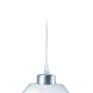 Suspension RYCKAERT verre 20x20 Opale/Clair