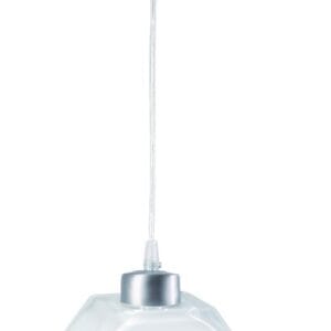 Suspension RYCKAERT verre 26x26 Opale/Clair