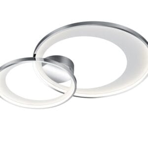Plafonnier LED chrome/argent
