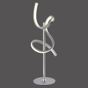 Lampe LED nickel/acrylique