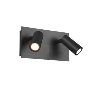 Applique extérieure 2 spots LED anthracite