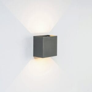 Applique LED métal anthracite extérieur/intérieur