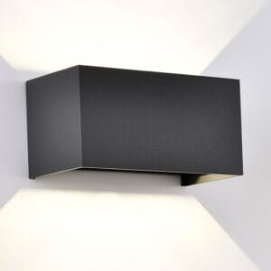 Applique LED métal anthracite extérieur/intérieur