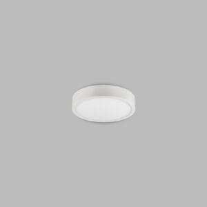 Plafonnier rond LED métal blanc