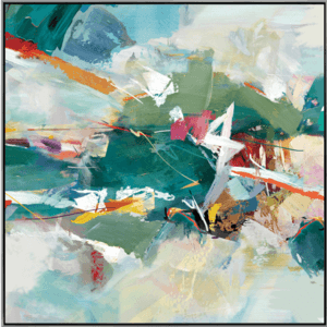 Toile peinte triptique 160x80