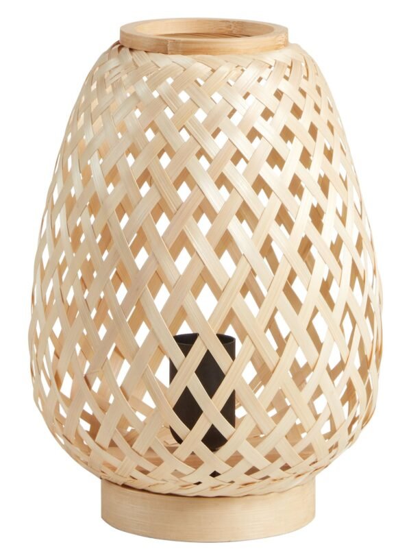 Lampe en bambou naturel