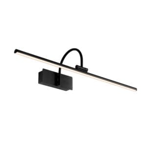 Applique de tableau LED métal décor noir