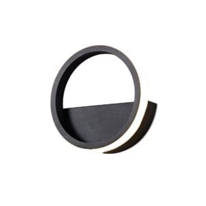 Applique LED métal noir