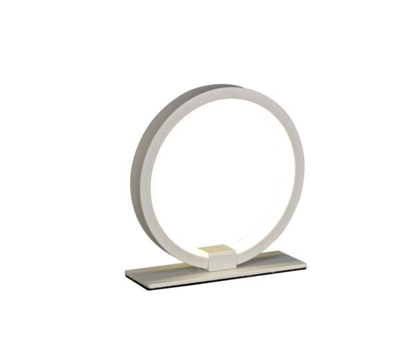 Lampe LED métal blanc