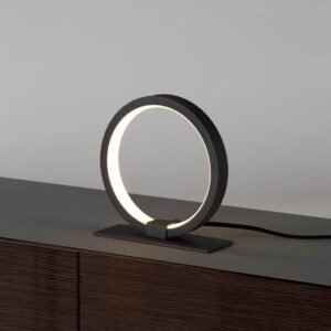Lampe LED métal noir