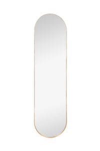 Miroir en pied métal doré 150x40 cm