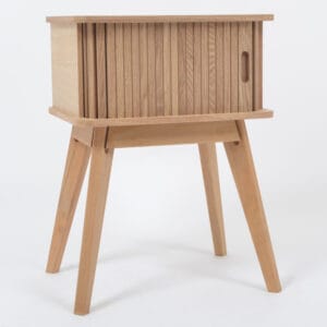 Meuble de chevet finition bois naturel