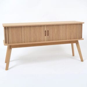 Meuble TV finition bois naturel