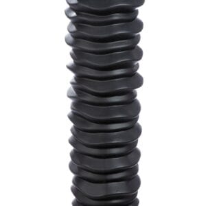 Vase cylindrique céramique noir
