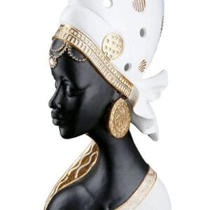 Statue femme africaine Ht 26 cm