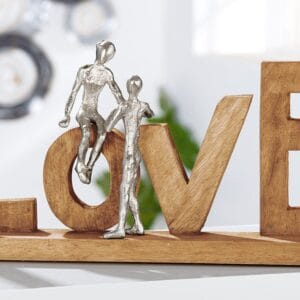 Sculpture bois LOVE