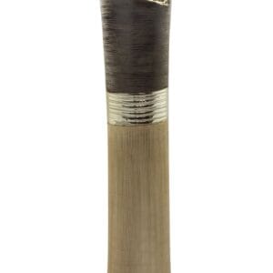 Vase céramique beige, marron et doré Ht 60 cm