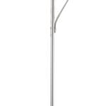 Lampadaire LED avec liseuse métal nickel