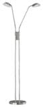 Liseuse LED double métal nickel