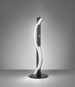 Lampe LED métal noir