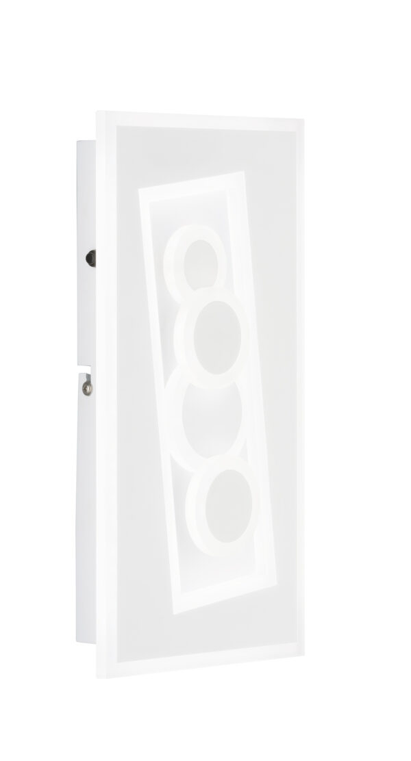 Plafonnier LED métal blanc
