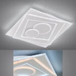 Plafonnier LED métal blanc
