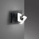Spot LED métal noir