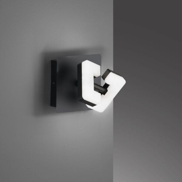 Spot LED métal noir