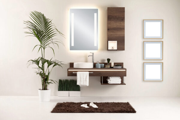 Miroir salle de bain 50x70 cm éclairage LED – Image 2