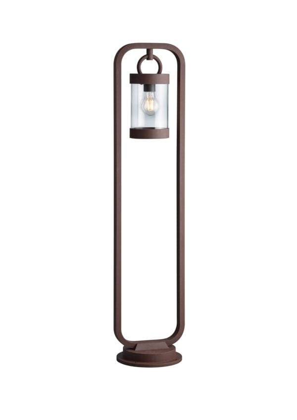 Borne extérieure rouille diffuseur clair
