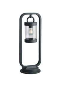 Borne extérieure anthracite diffuseur clair