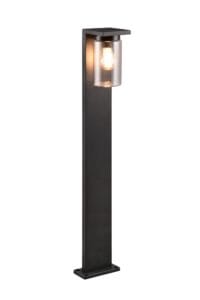 Borne extérieure anthracite verre clair