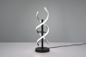 Lampe LED noir et argenté