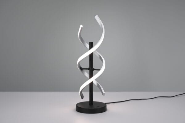 Lampe LED noir et argenté