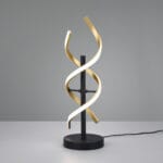 Lampe LED noir et doré