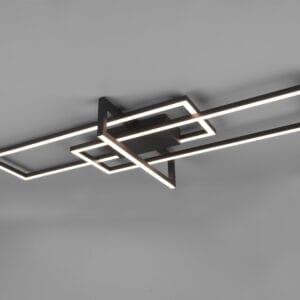 Plafonnier LED noir