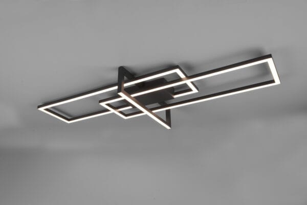 Plafonnier LED noir