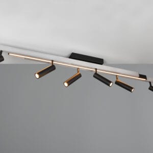Plafonnier Led télescopique 6 spots