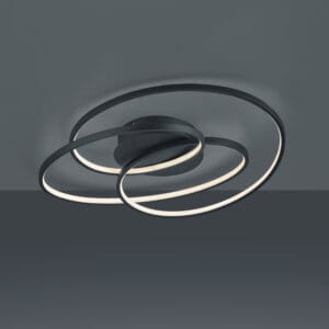 Plafonnier LED noir