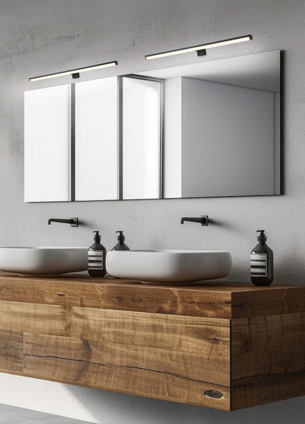 Applique de salle de bain LED noir – Image 4