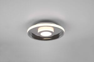 Plafonnier de salle de bain LED métal chrome