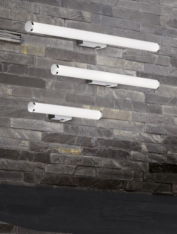 Applique de salle de bain LED métal chrome – Image 2