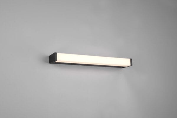 Applique de salle de bain LED métal noir