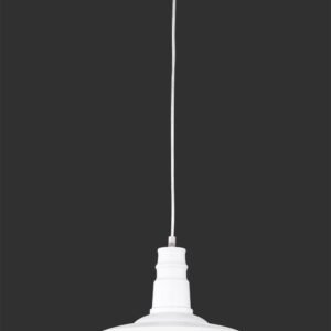 Suspension en métal blanc